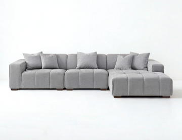 Sofista Leanord Right Corner Sofa in Cloudy Grey Boucle - Sofista Living LTD