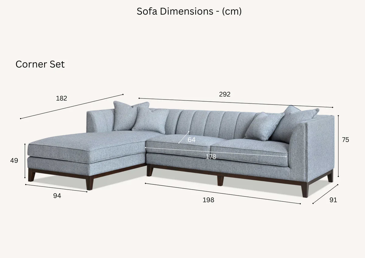 Cooper Sofa in Dolphin Boucle