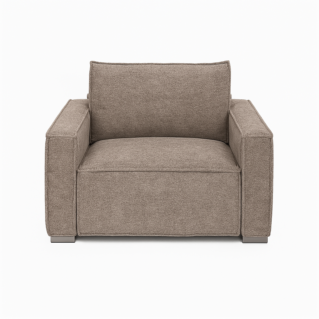 Sofista Balmoral 1 Seater Sofa – Luxury Statement Armchair with Premium Fabric & Hardwood Legs UK