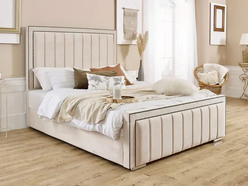 Cambridge Fabric Bed Frame – Stylish Modern Upholstered Bed Frame for Bedrooms UK