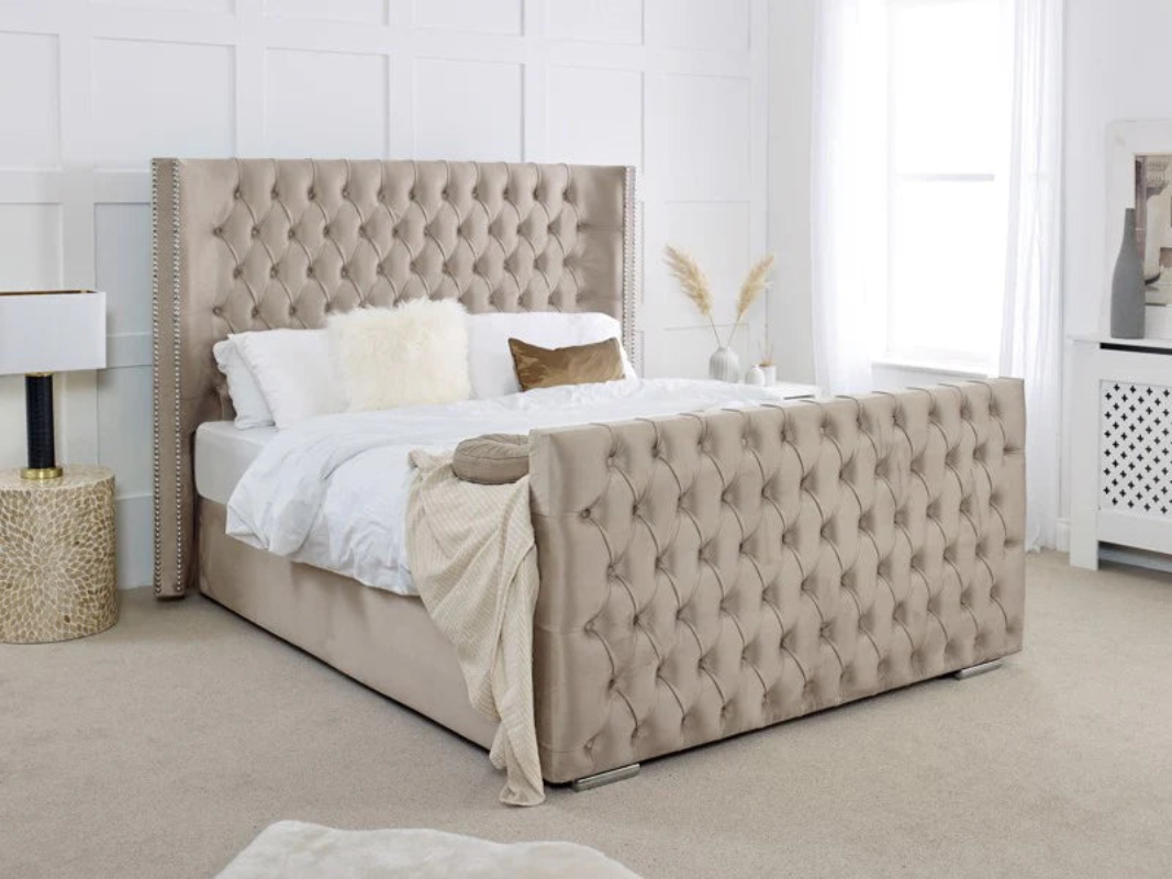Sofista Eve Fabric Bed Frame – Elegant Upholstered Bed Frame for Modern Bedrooms UK