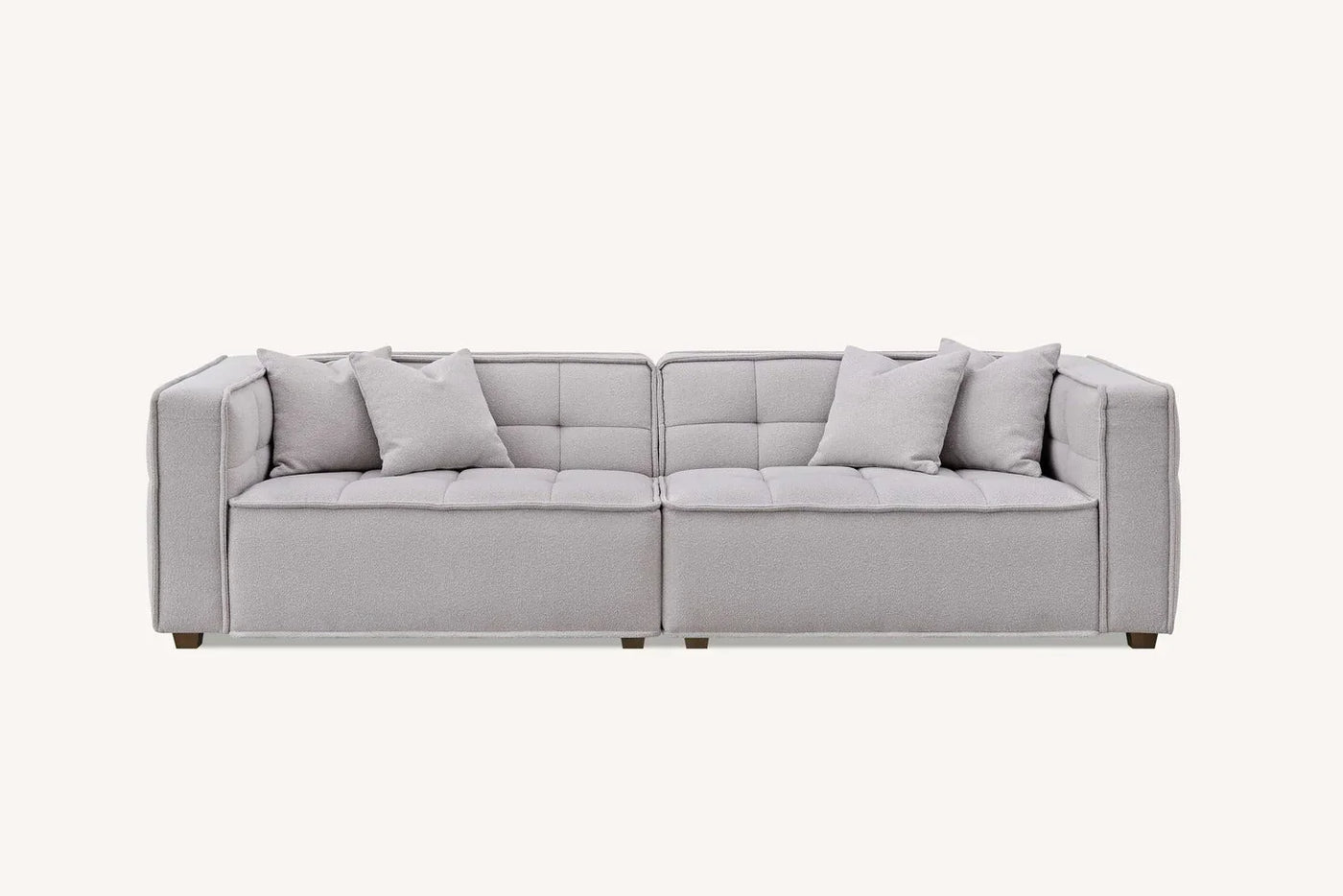 Murray Sofa in Putty Boucle Fabric