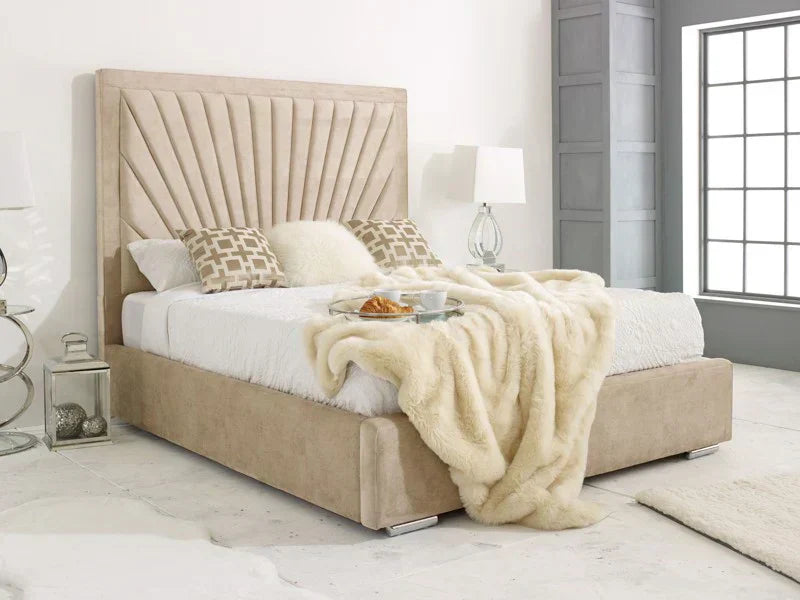 Sofista Reeva Fabric Bed Frame – Durable Stylish Upholstered Bed Frame for Bedrooms UK