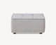 Murray Footstool in Putty Boucle Fabric
