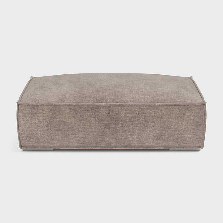 Sofista Balmoral Footstool – Luxury Ottoman Pouffe with Premium Fabric & Hardwood Legs UK
