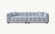 Sofista 4 seater Tribeca Sofa in Pearl Boucle