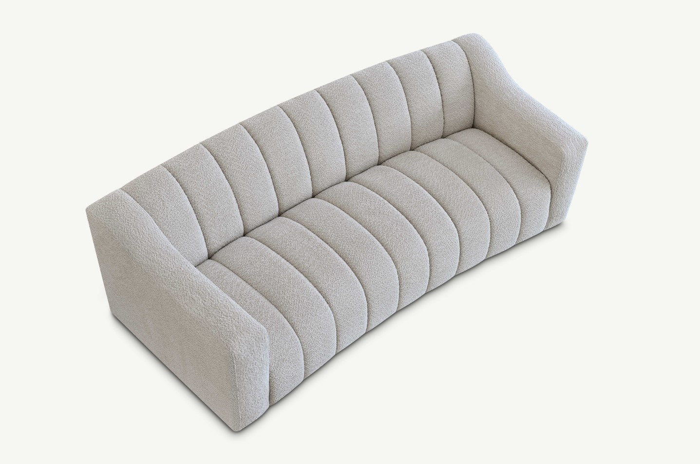 Astoria sofa in Oatmeal Boucle Fabric - Sofista Living LTD 