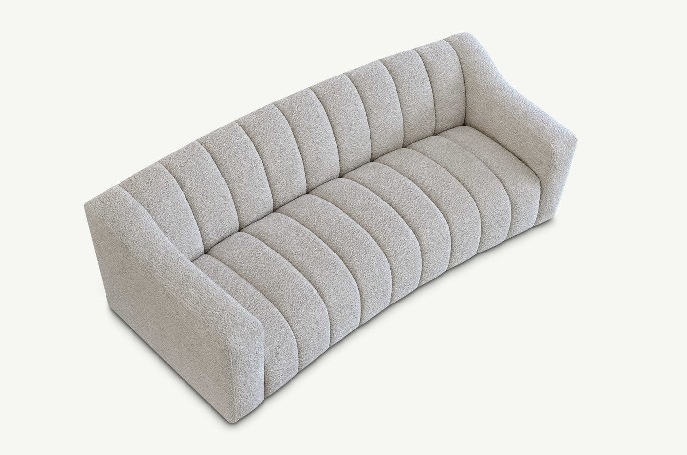 Astoria sofa in Oatmeal Boucle Fabric