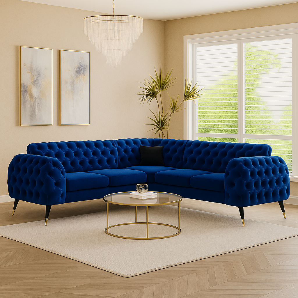 Sofista Prime Corner Sofa – Bold Modern Corner Sofa with Structured Design for Living Rooms UK