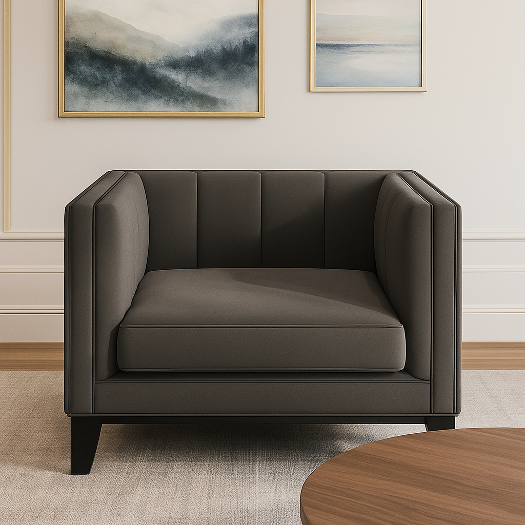 Sofista Premium 1 Seater Sofa – High Quality Luxury Armchair for Elegant Homes UK
