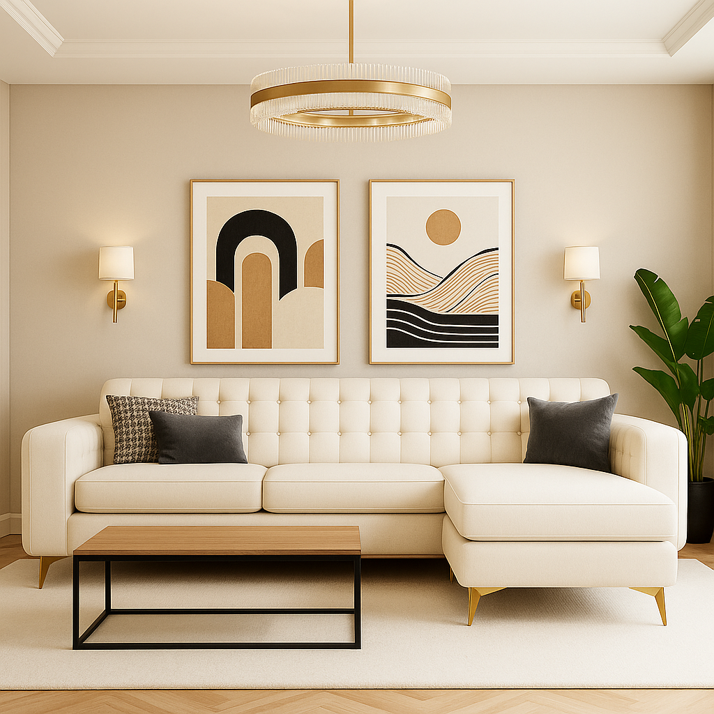 Sofista Luxe L Shape Sofa – Premium Luxury L-Shape Corner Sofa with Deep Cushioning UK