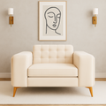 Sofista Luxe 1 Seater Sofa – Premium Luxury Armchair with Sumptuous Cushioning UK