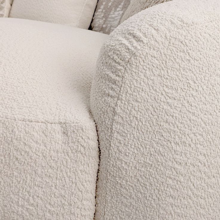 Sofista Cream Boucle Love Seat - Sofista Living LTD 