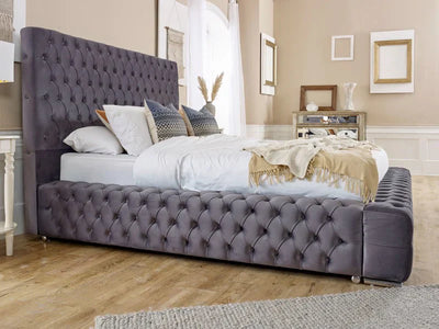Sofia Chesterfield Fabric Bed Frame