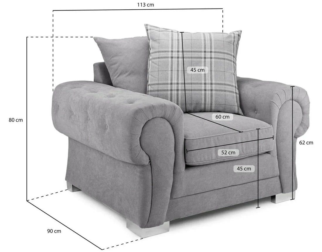 Sofista Mayfair Scatter Back Arm Chair - Sofista Living LTD 