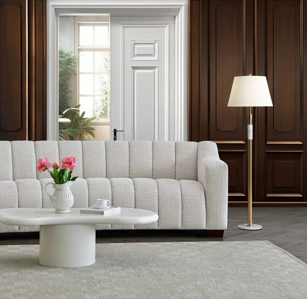Astoria sofa in Oatmeal Boucle Fabric