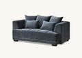 Sofista Gramercy Sofa in Steel Velvet - Sofista Living LTD 