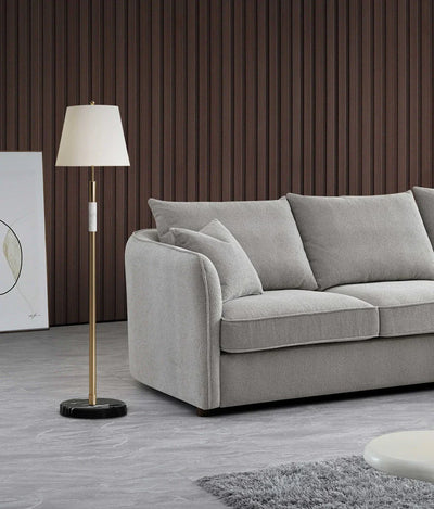 Rubin Right Corner Sofa in Charcoal Boucle