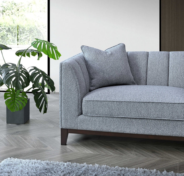 Sofista Left Cooper Sofa in Dolphin Boucle