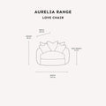 Sofista Cream Boucle Love Seat - Sofista Living LTD 