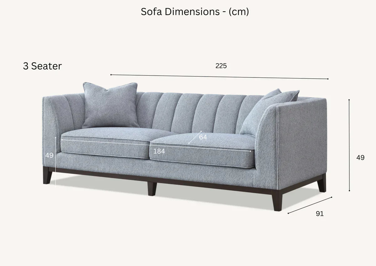Cooper Sofa in Dolphin Boucle - Sofista Living LTD 