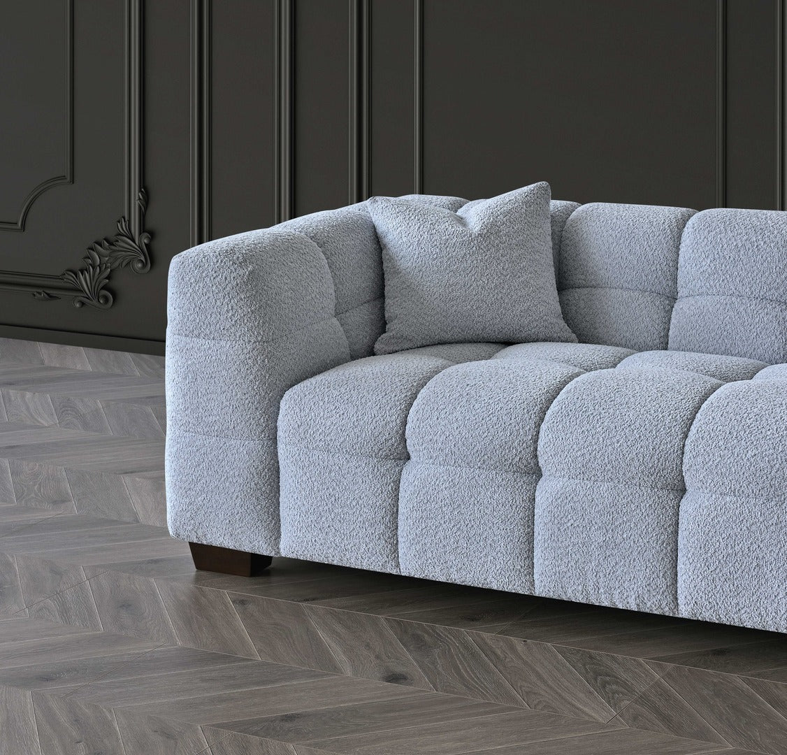 Tribeca Sofa in Pearl Boucle
