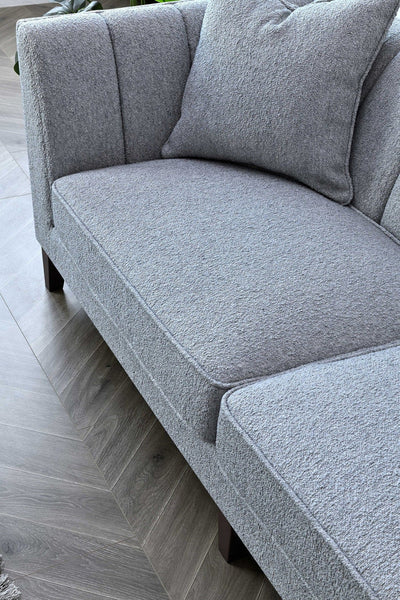 Sofista Left Cooper Sofa in Dolphin Boucle