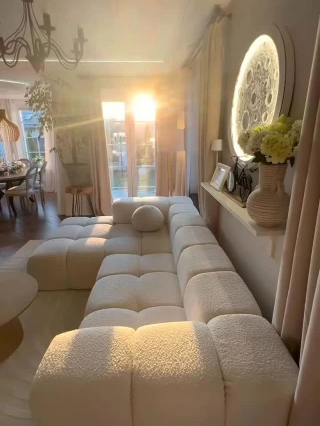 Sofista Bubble L Shape Sofa With Chaise | Modern Corner Sofa UK