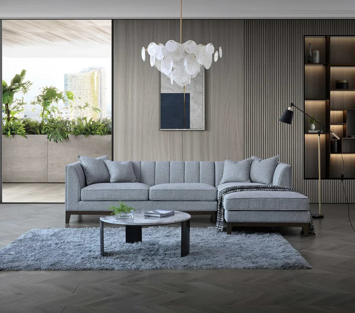 Cooper Sofa in Dolphin Boucle