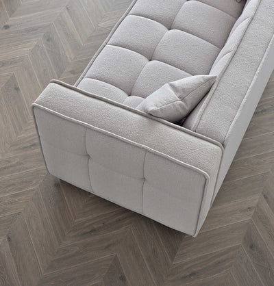 Murray Sofa in Putty Boucle Fabric