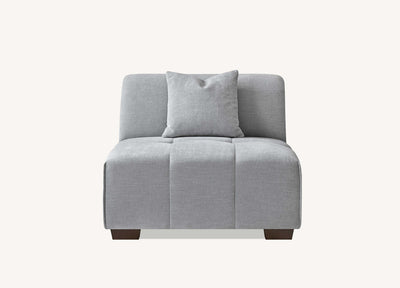 Leanord Corner Sofa in Cloudy Grey Boucle