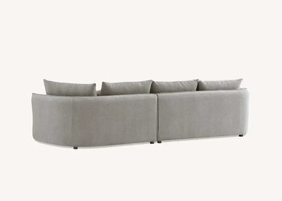 Sofista Rubin Right Corner Sofa in Charcoal Boucle