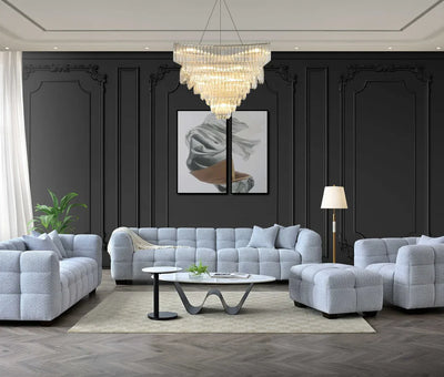 Tribeca Sofa in Pearl Boucle