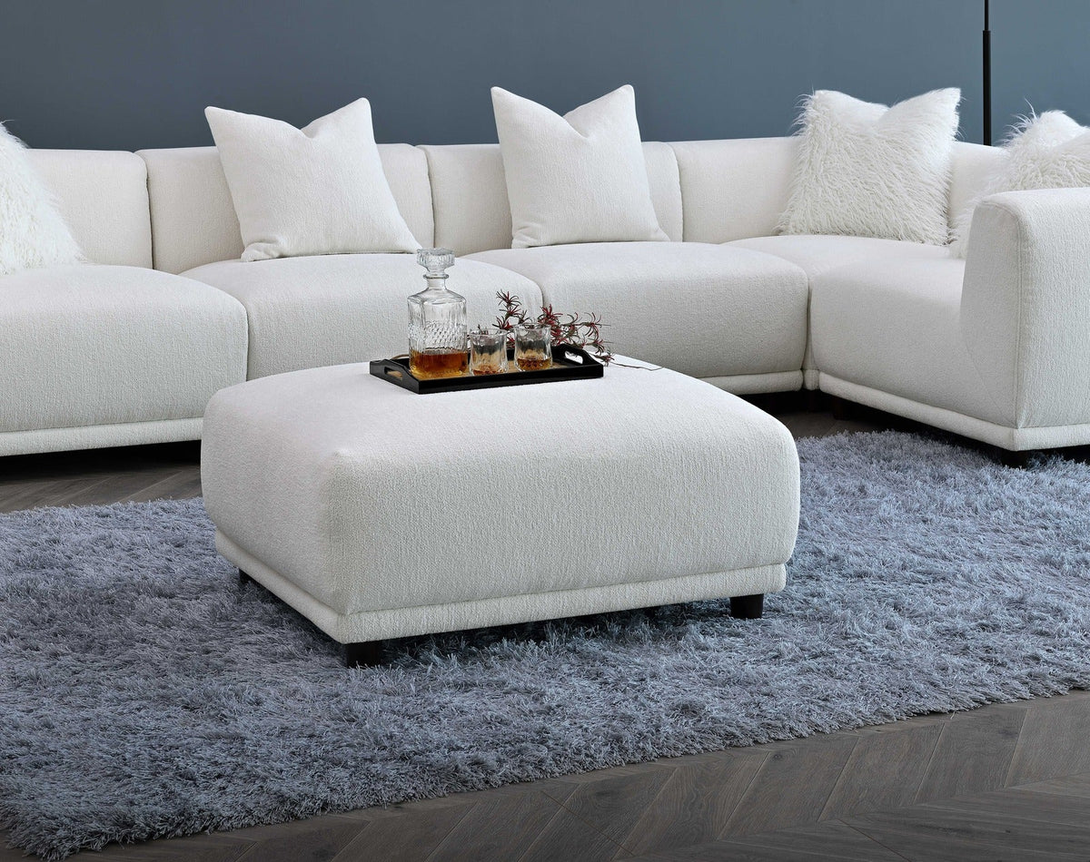 Lottie Right Corner Sofa in Polar Boucle