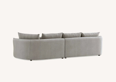 Rubin Right Corner Sofa in Charcoal Boucle