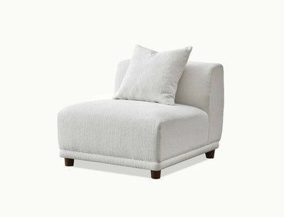Lottie Right Corner Sofa in Polar Boucle