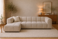 Sofista Pearl L Shape Sofa Left Chaise – Luxury Sculpted Corner Sofa UK