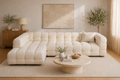 Sofista Bubble L Shape Sofa Left Chaise – Modern Corner Sofa with Bubble Cushions UK