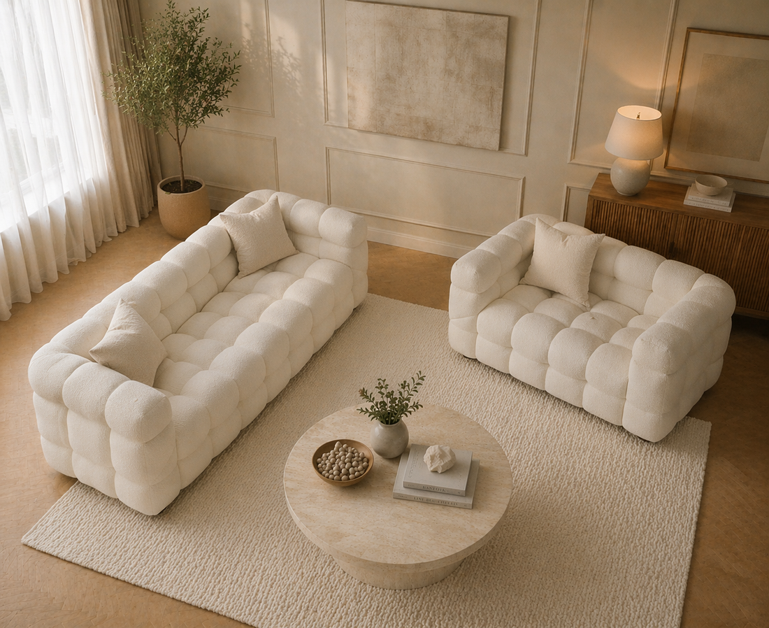 Sofista Bubble 3+2 Seater Sofa Set | Modern Bubble Sofa UK