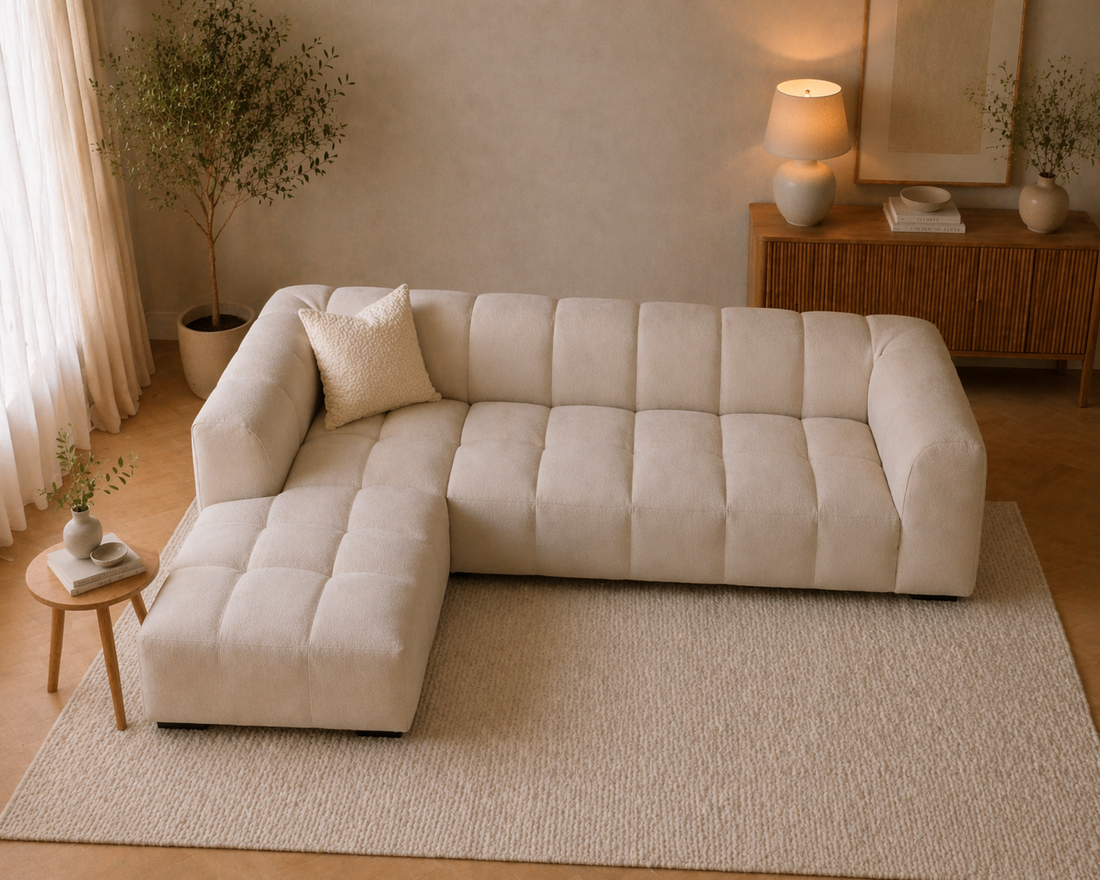 Sofista Pearl Sofa L Shape - Right Side Chaise