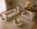 Sofista Pearl 3+2 Seater Sofa Set – Matching Luxury Sculpted Sofa Suite UK