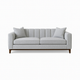Sofista 3 Seater Copper Sofa in Dolphin Boucle