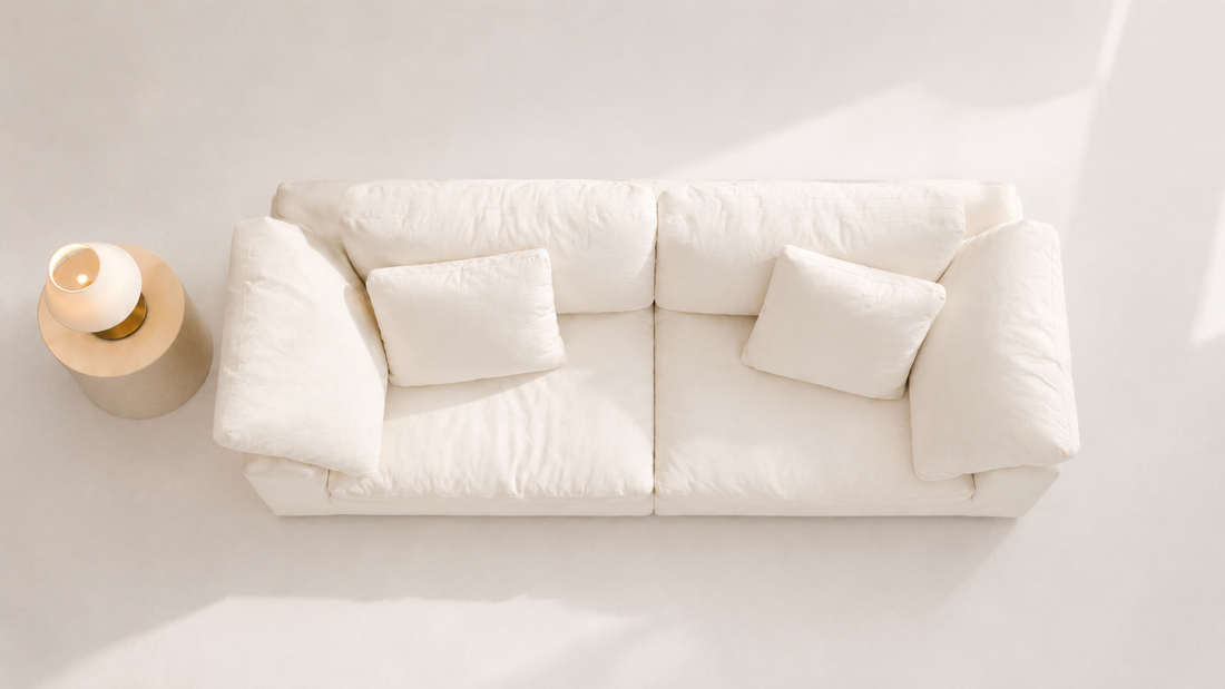 Sofista Cloud 2 Seater Sofa | Luxury Bouclé Loveseat | Modern 2 Seater Sofa UK