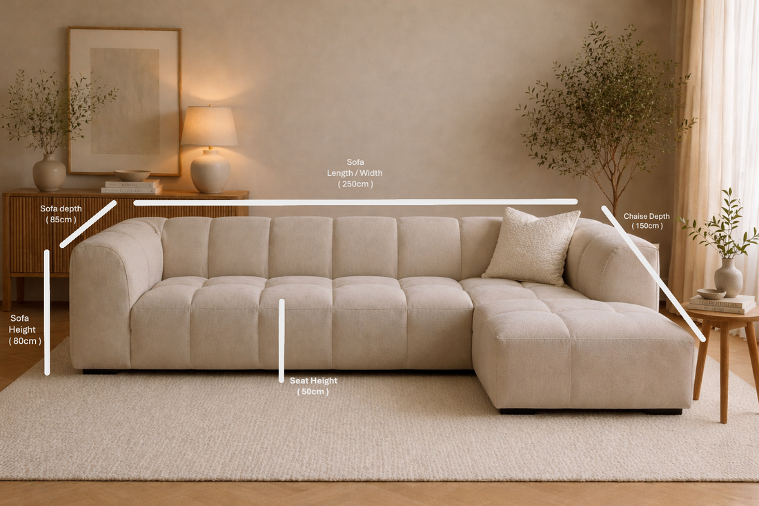 Sofista Pearl Sofa L Shape - Right Side Chaise