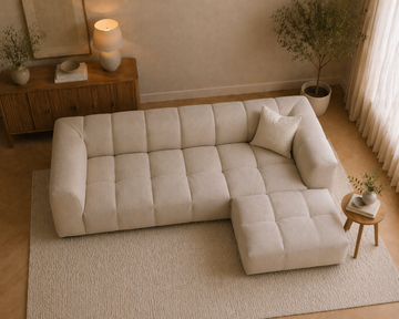 Sofista Pearl L Shape Sofa Right Chaise | Luxury Corner Sofa UK