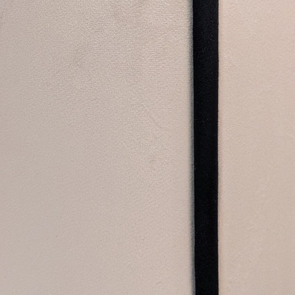 Kensington Luxury Panelled Bed With Contrast Black Piping - Sofista Living LTD 