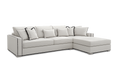 Sofista Mayfair Large Right Corner Sofa with Black Piping – Premium Luxury Corner Sofa UK