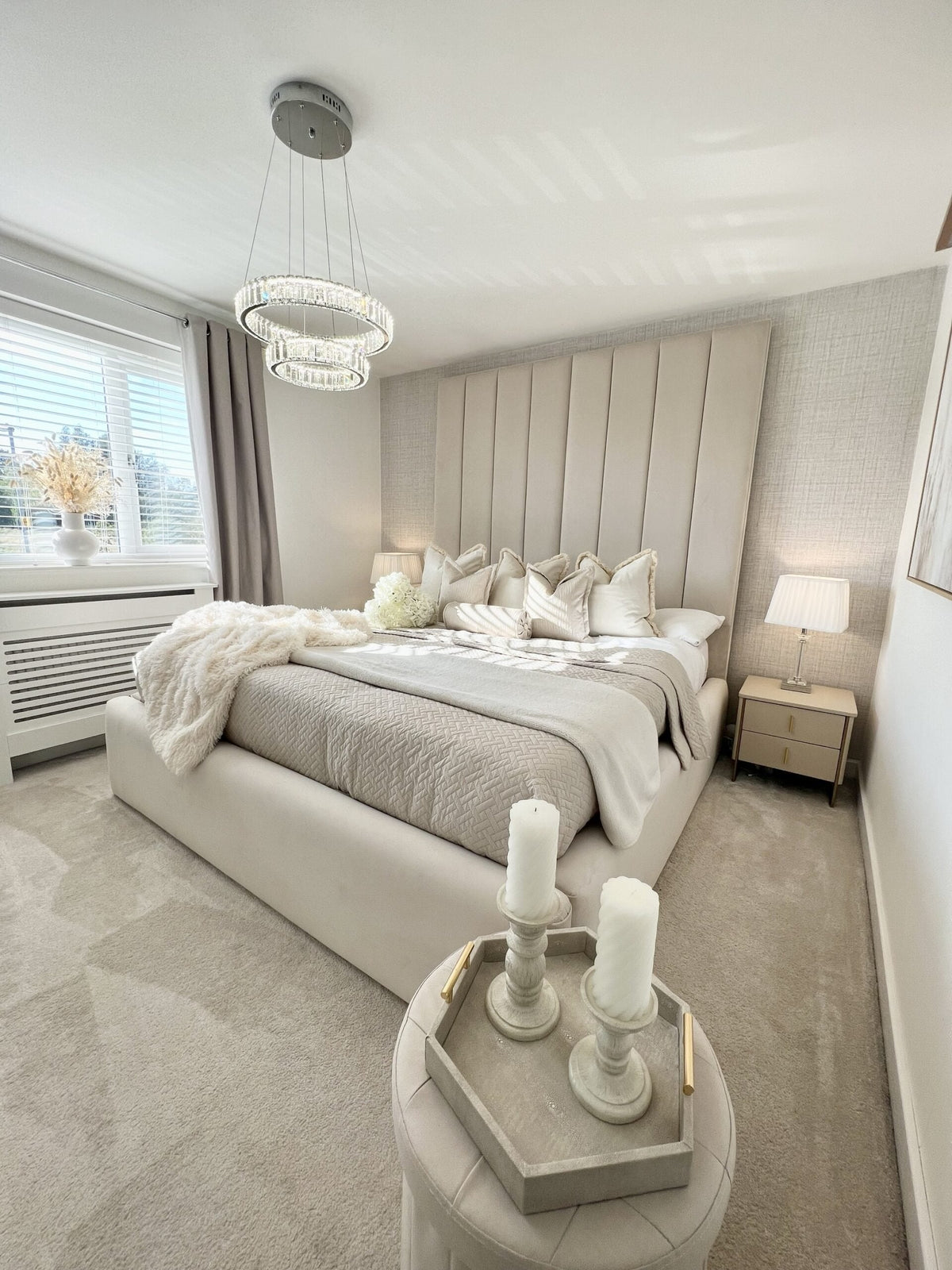 Knightsbridge Tall Headboard Bed