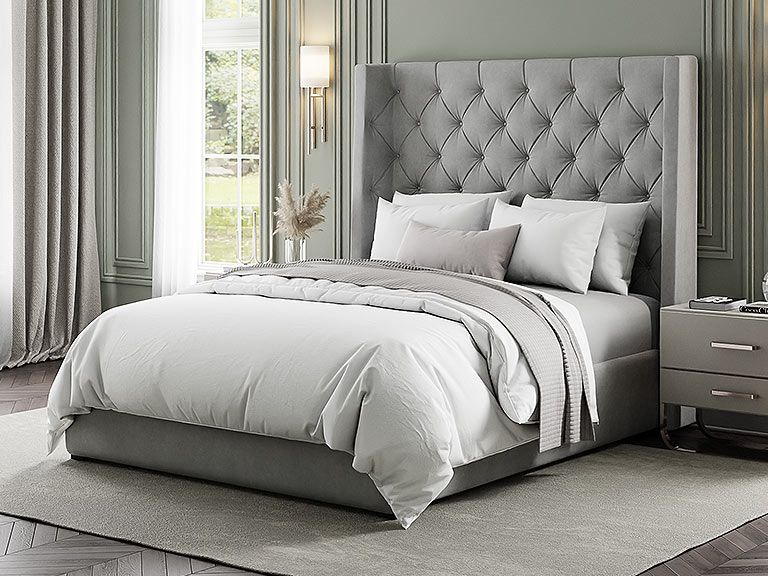 Dorchester Winged Bed - Sofista Living LTD 