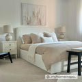 Ascot Boucle Bed Frame – Luxury Bouclé Upholstered Bed Frame for Modern Bedrooms UK